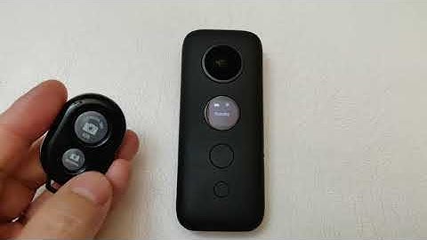 Insta360 OneX Paired With  Generic Bluetooth Remote Control