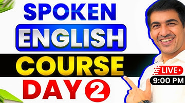 Spoken English Class 2 | English Speaking Course Class 2 | English Lovers Live