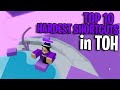 TOP 10 HARDEST TOWER OF HELL SHORTCUTS | TOH | ROBLOX
