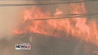 3 people rescued, 3 homes destroyed in Bridgeport fire