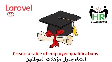 45 - Create employee qualifications table - Employee management php laravel HRMS project #laravel