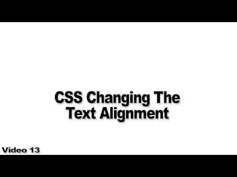 13 CSS text alignment - YouTube