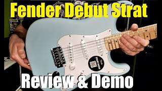 Is The Squier Debut Strat Good? Sonic Blue, Maple Fretboard