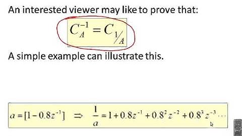 Model Predictive Control  8 - Prediction with Carima models continued