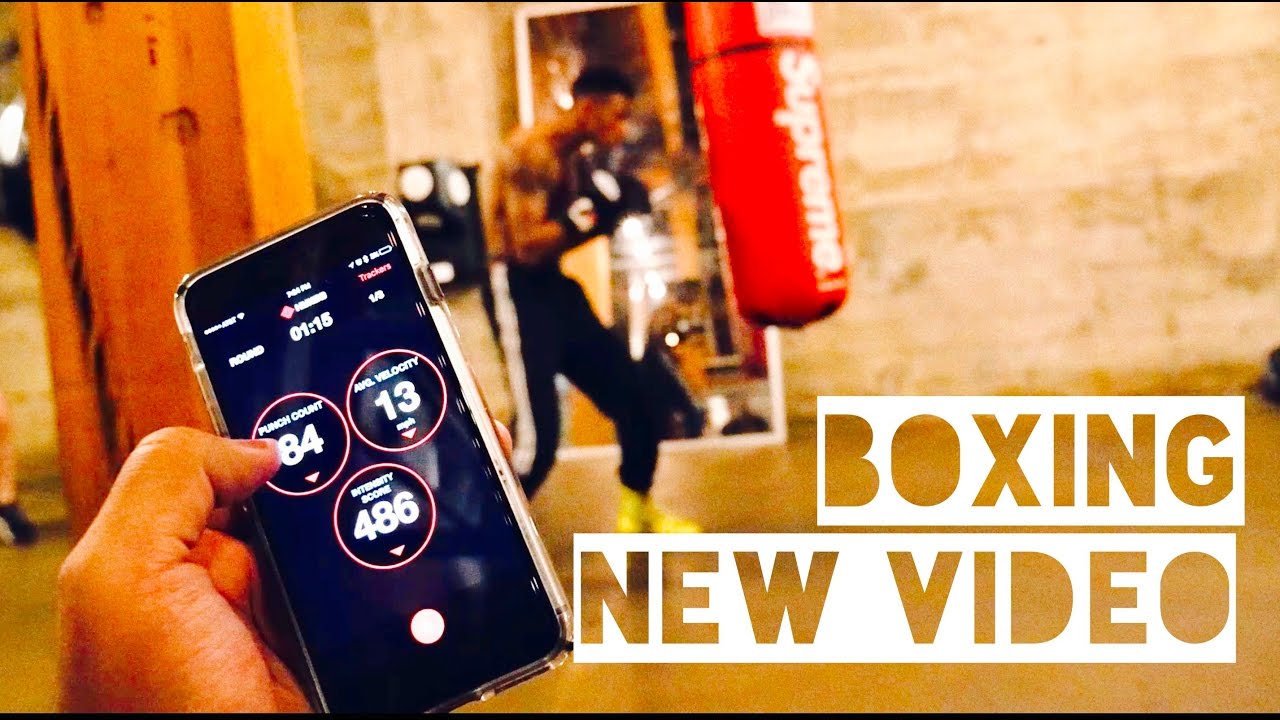 Boxing training with Hykso punch trackers..and another 500 bet YouTube