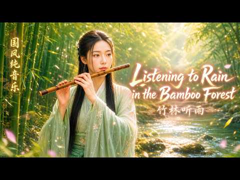 竹林听雨 | Listening to Rain in the Bamboo Forest — Traditional Chinese Instrumental (Guzheng, Dizi)