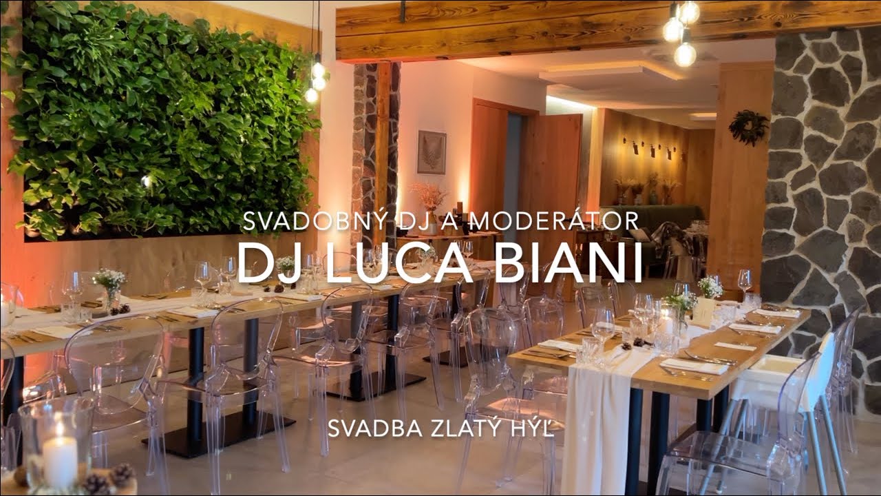 Svadobný DJ Luca Biani - Svadba Hotel Zlatý Hýľ