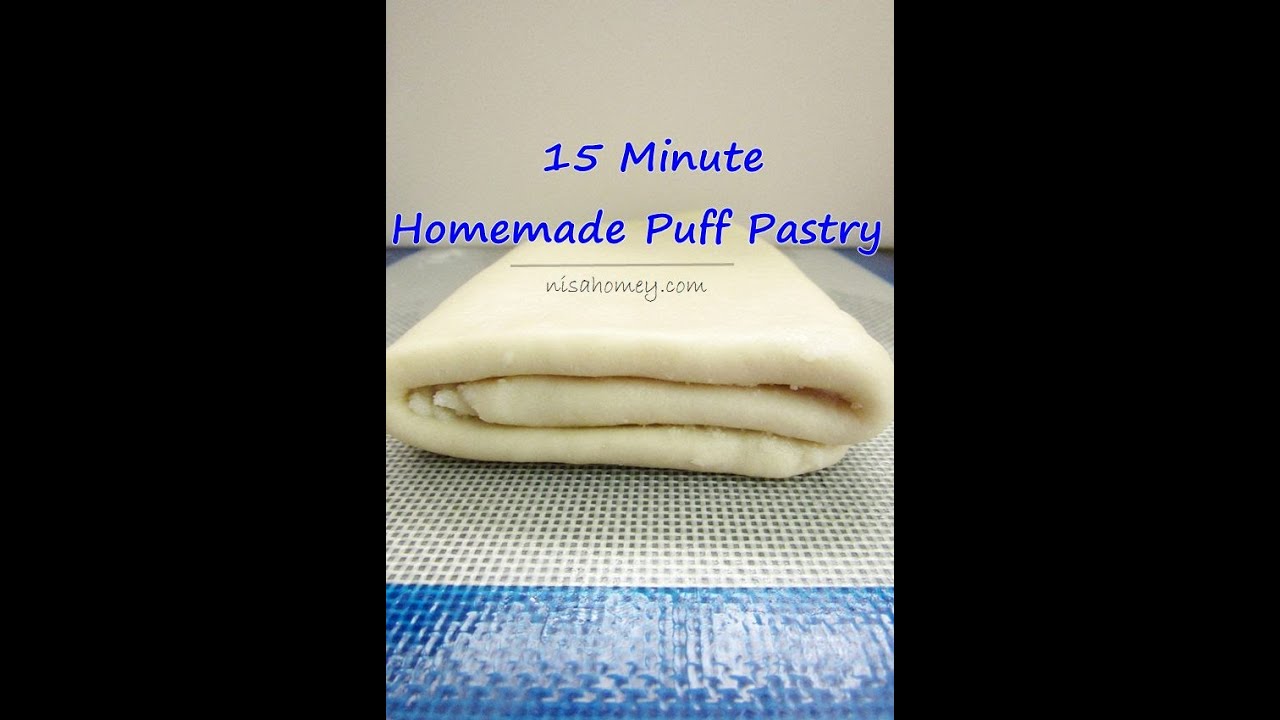 Easy Homemade Puff Pastry: Made in 15 minutes! -Baking a Moment