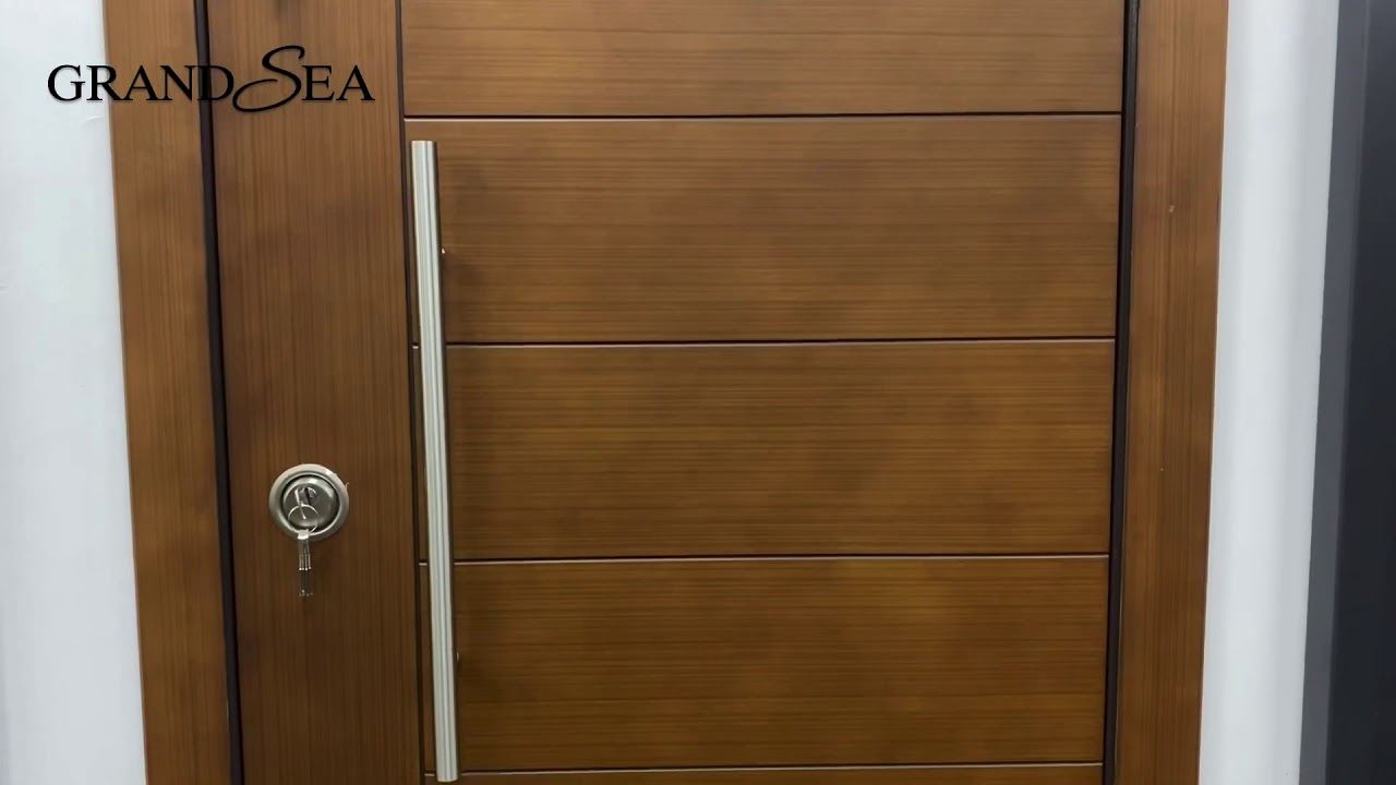 Turkey style steel wooden house armoured steel secuirty door YouTube