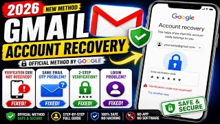 GMAIL ACCOUNT RECOVERY 2026 | VERIFICATION CODE NOT RECEIVED | SAME EMAIL OTP | 2-STEP VERIFICATION