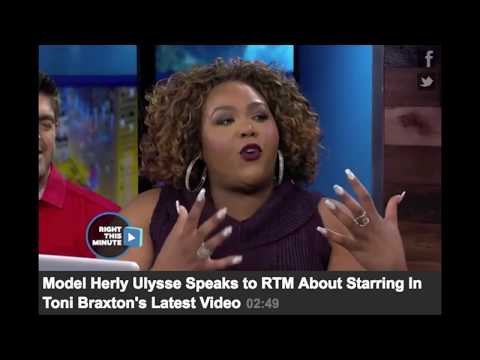 Male Model Herly Ulysse Interview On ABC 'Right This Minute'