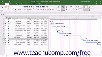 Project 2016 Tutorial Using Task Constraints Microsoft Training