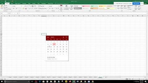 How To Pop Up A Calendar When Clicking A Specific Cell In Excel?