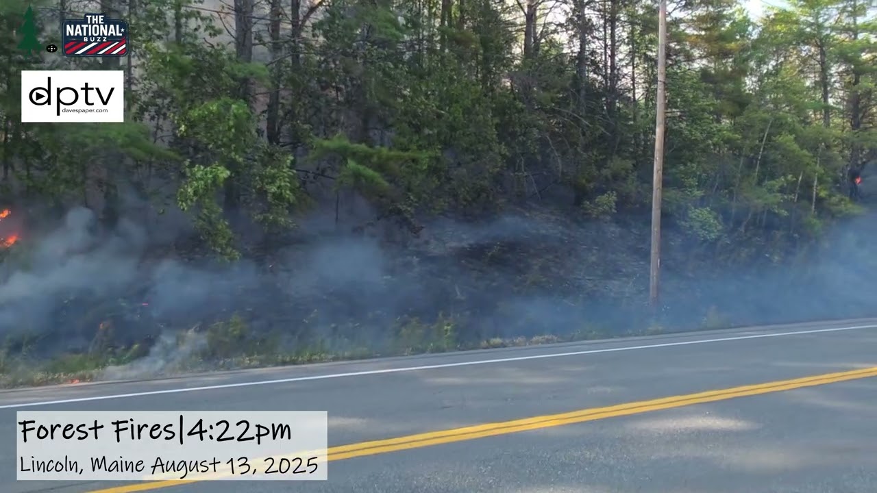 Additional Lincoln Forest Fires Video Footage | 4:22pm