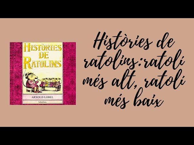Històries de ratolins: Ratolí més alt, ratolí més baix