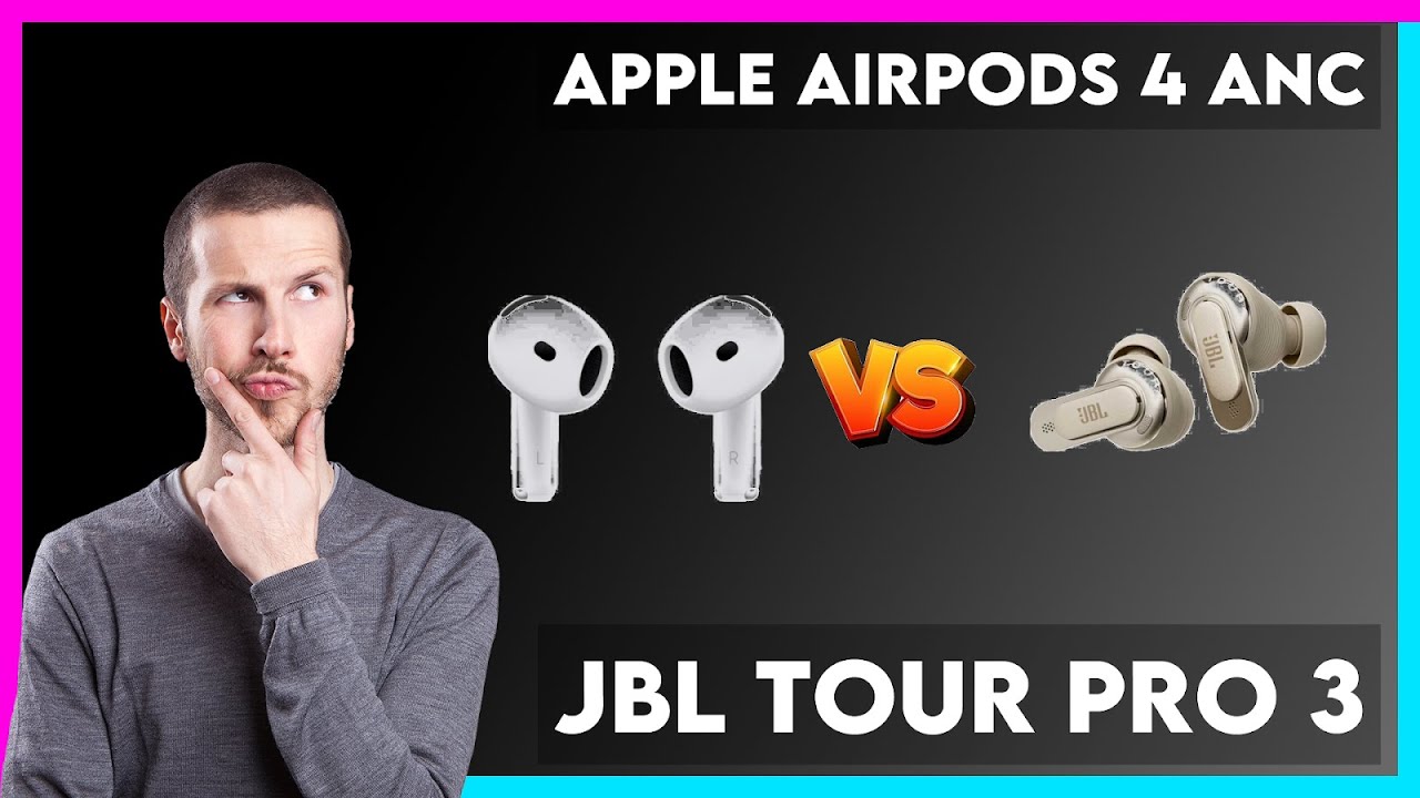 Apple AirPods 4 ANC vs JBL Tour Pro 3 Comparison