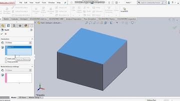 Shell command use in Solidworks