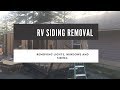 RV Siding Removal