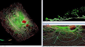 sUAV Aerial LiDAR Tree Canopy Penetration 3D Demonstration