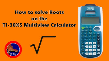 How to solve Roots on the TI-30XS Multiview Calculator