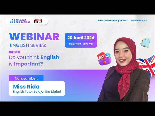 Webinar ! Do you think English is Important ? class=