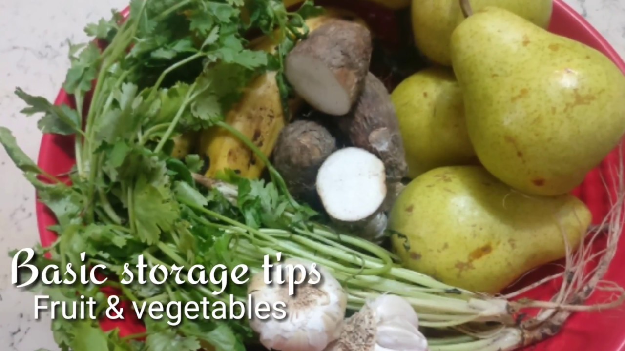 6 Basic Storage Tips | Money & Time Saving Tricks | How to store fruit & vegetables in fridge |