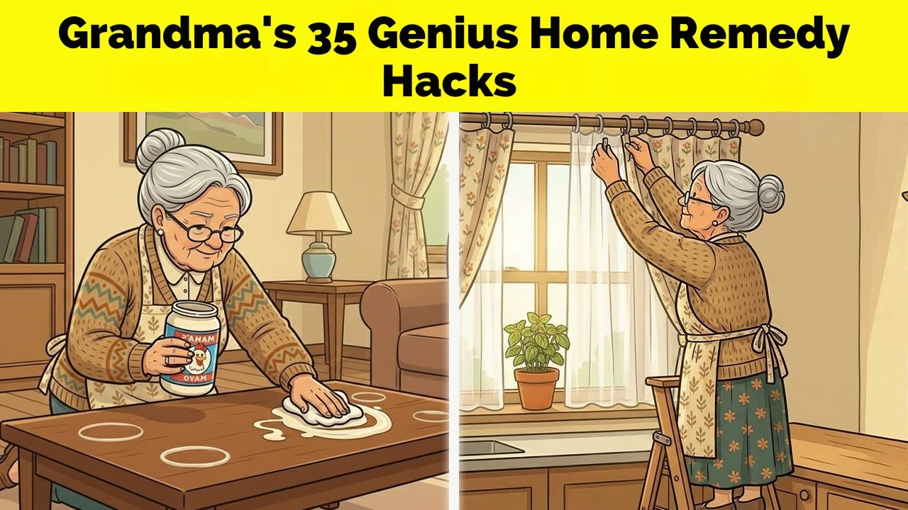 Grandma's 35 Genius Home Remedy Hacks That Will Save Your Home and Everyday Life!