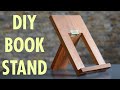 DIY book stand - a beginner woodworking project - BUILD FROM SKETCH
