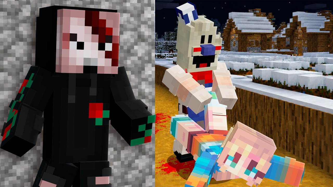 Sobreviví al Terror del Hombre Helado en Minecraft!