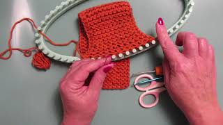 Chain One Bind Off or Cast Off for the Knitting Loom