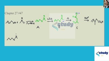 [Chemistry] Draw structures for  and in the following reaction sequence and identify the process tha