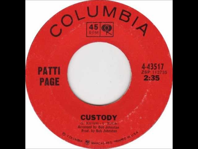 Patti Page - Custody