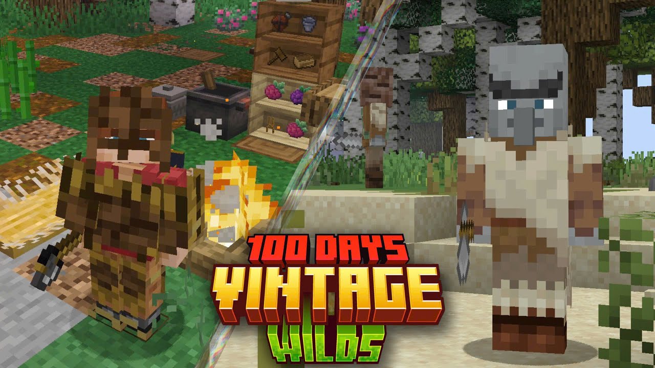 Mình Sinh Tồn 100 Ngày Minecraft Siêu Thực Tế !!