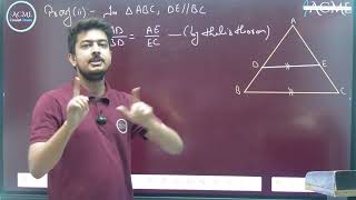 Lecture 3 || Corollary of Thales theorem || Class 10th