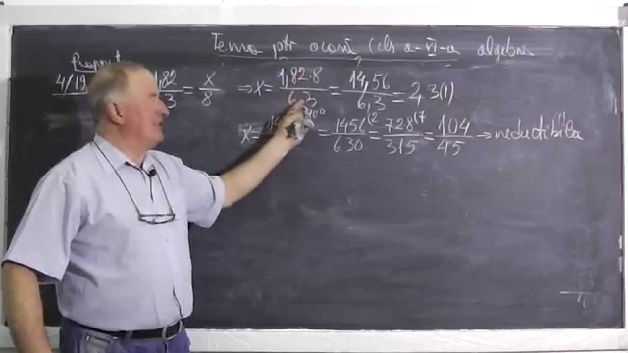 1 2 Lectia 398 Proportii Exercitii La Algebra Din Manual
