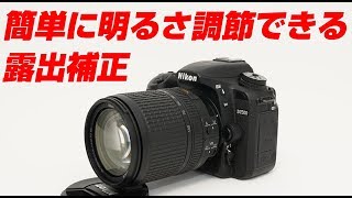 Nikon D7500 How to easily adjust exposure compensation - YouTube