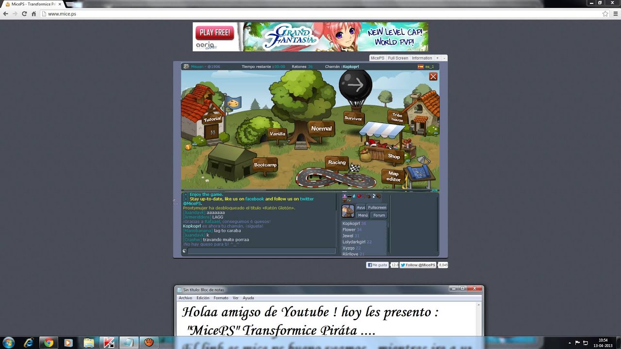 MicePS - Transformice Pirata 2013