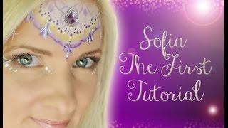 Royal Princess / Sofia the First Inspired Face Painting Makeup Tutorial