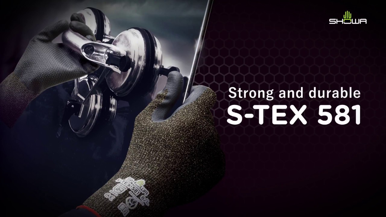 Showa S-Tex 581: Cut Resistance Glove - En 388 Level 5/E