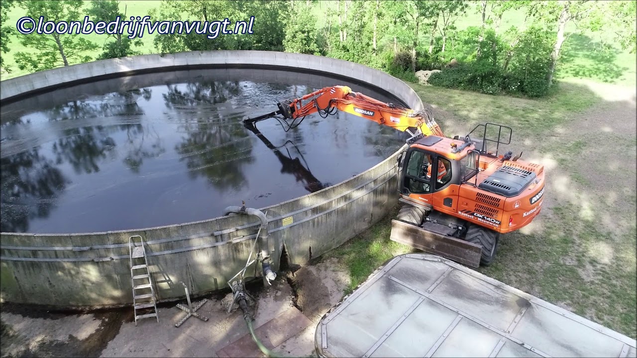 Mestverwerking met Pierilsi decanter en Doosan DX140w kraanmixer