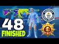48 FINISHED !!🔥WOW MY BEST “AGGRESSIVE RUSH GAMEPLAY 😍 WITH GLACIER SET 🧊 IN 3 MATCHES GAMEPLAY SOLO