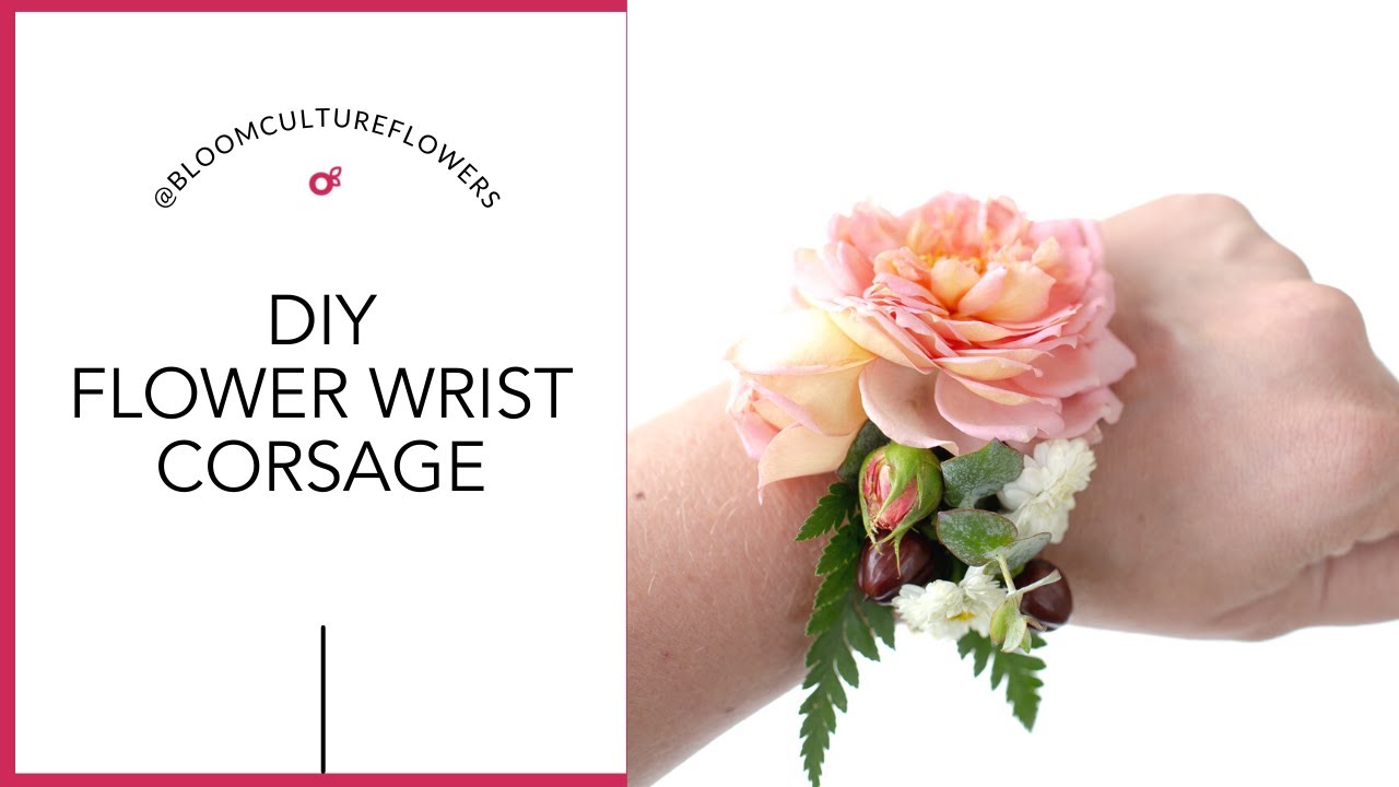 DIY Elastic Wrist Corsage | Quick and Simple - YouTube