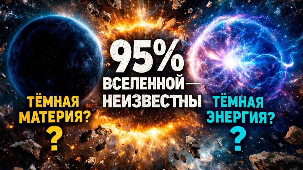 95% Вселенной неизвестны: тёмная материя, тёмная энергия и главная загадка физики