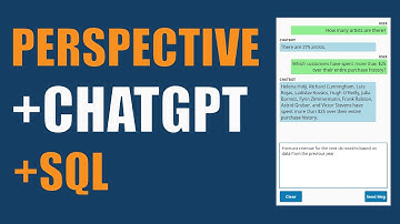 Talk to your database with OpenAI in Perspective