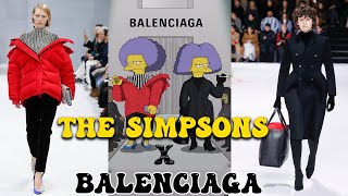 BALENCI | The Simpsons Balenciaga F/W Paris Fashion Week 2021 | Real Models!