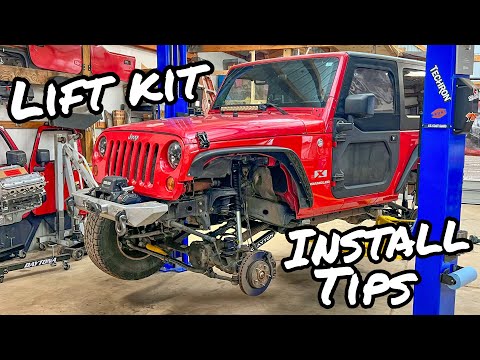 Lift Your Jeep Wrangler The RIGHT Way! How to Install a Fully Adjustable Lift Kit