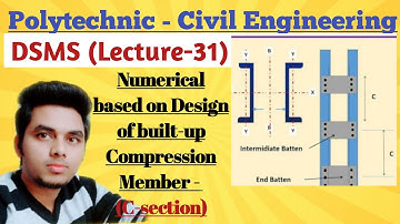 DSMS(Lecture-31)- Design of Built-up column including Numerical @Ashwini Sharma