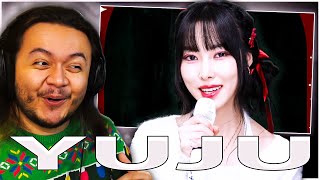 YUJU - ‘Santa Tell Me’ (Ariana Grande Cover) Live Clip | REACTION