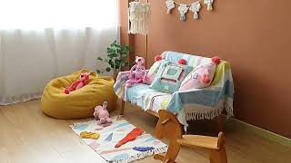 Factory direct sales 100% cotton tassel indoor mats