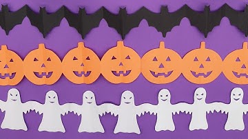 How to Make 3 Halloween Paper Chains